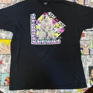 WWE Alexa Bliss NERDS Shirt XL Goddess Of WWE SAME DAY SHIP.